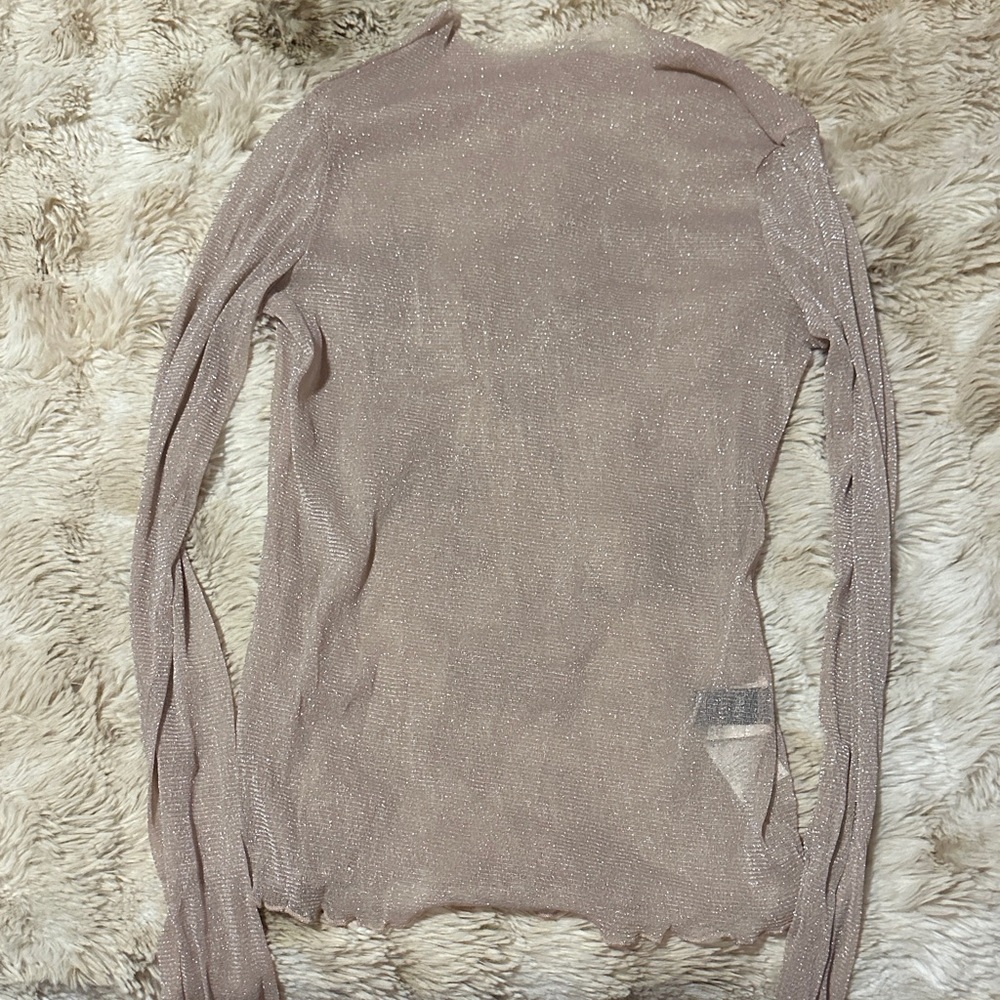 Sheer Long Sleeve Top